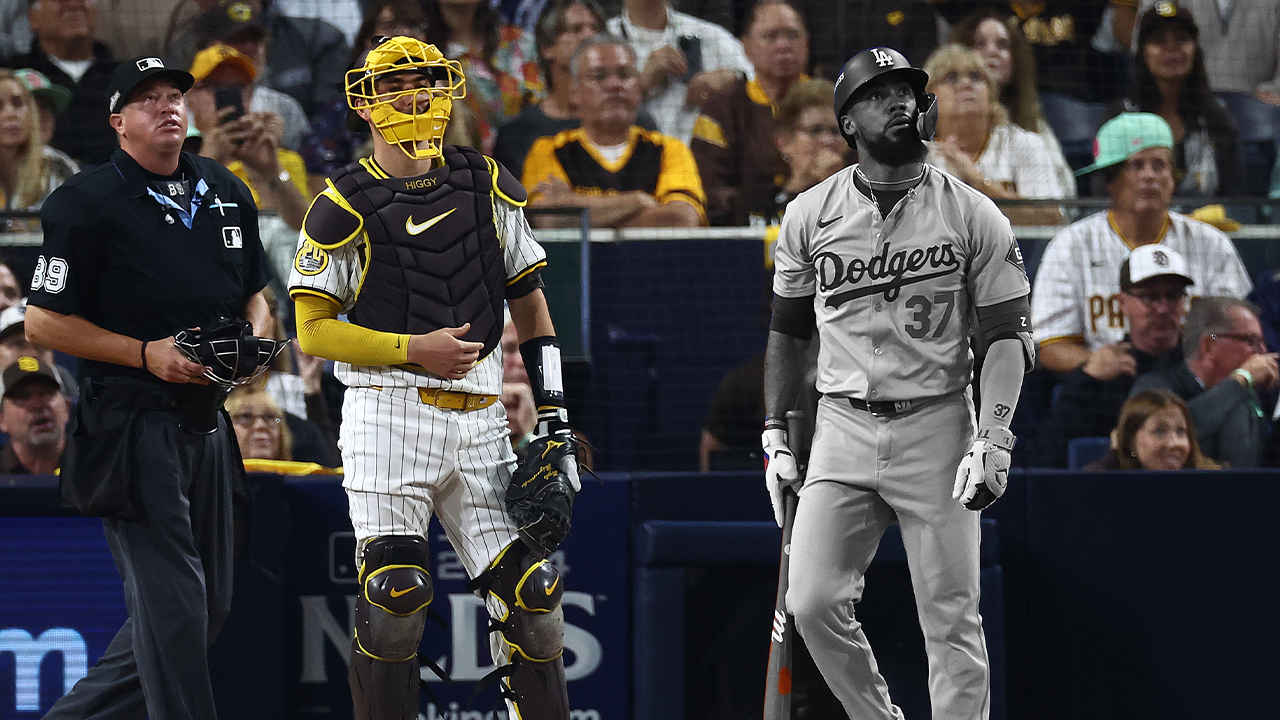 Los Dodgers al borde de la eliminación en los playoffs de la MLB.