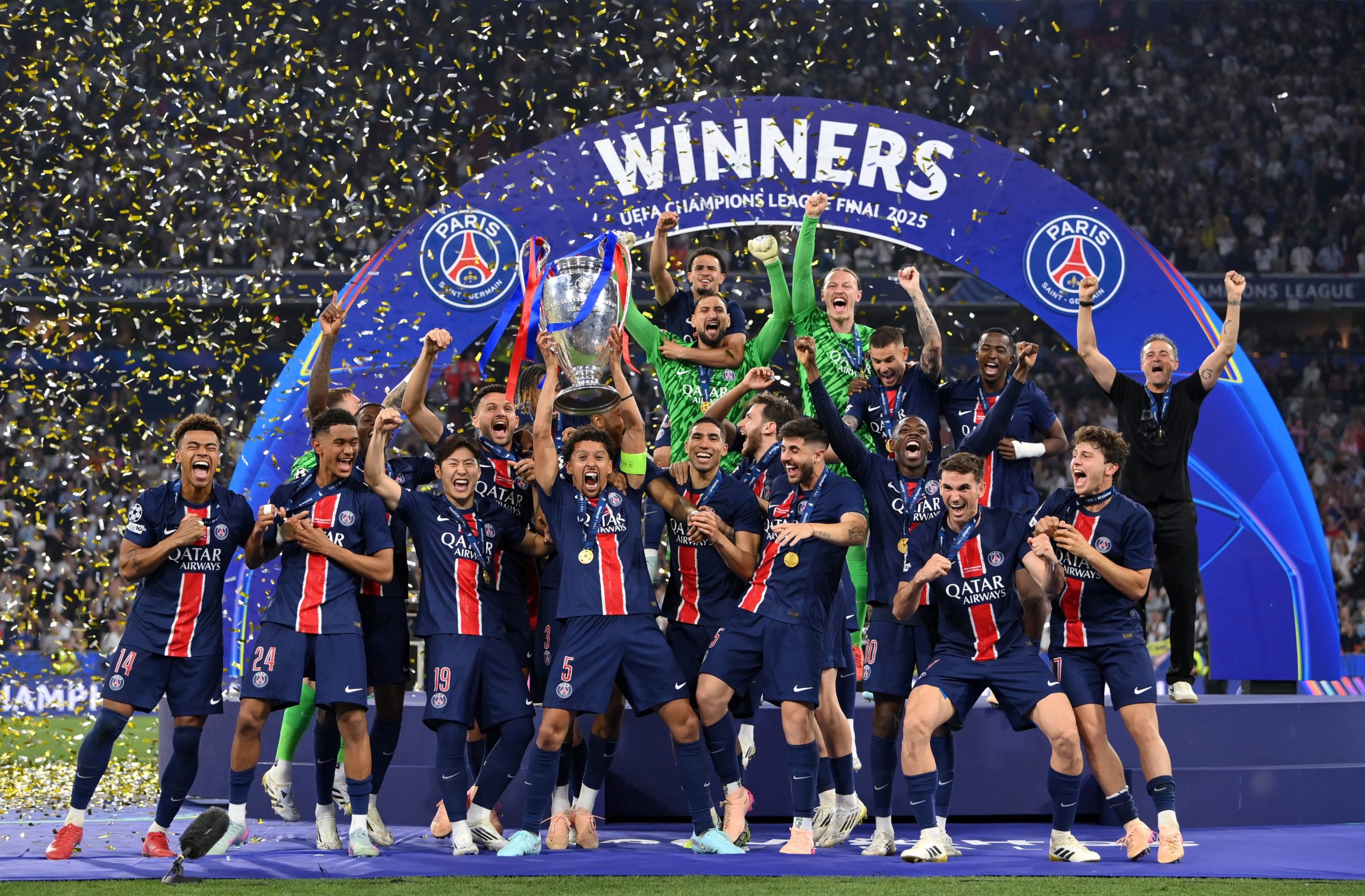 PSG hace historia: golea 5-0 al Inter y gana su primera Champions