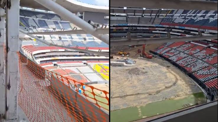 A un año del Mundial, México muestra cómo brillará el nuevo Estadio Azteca”