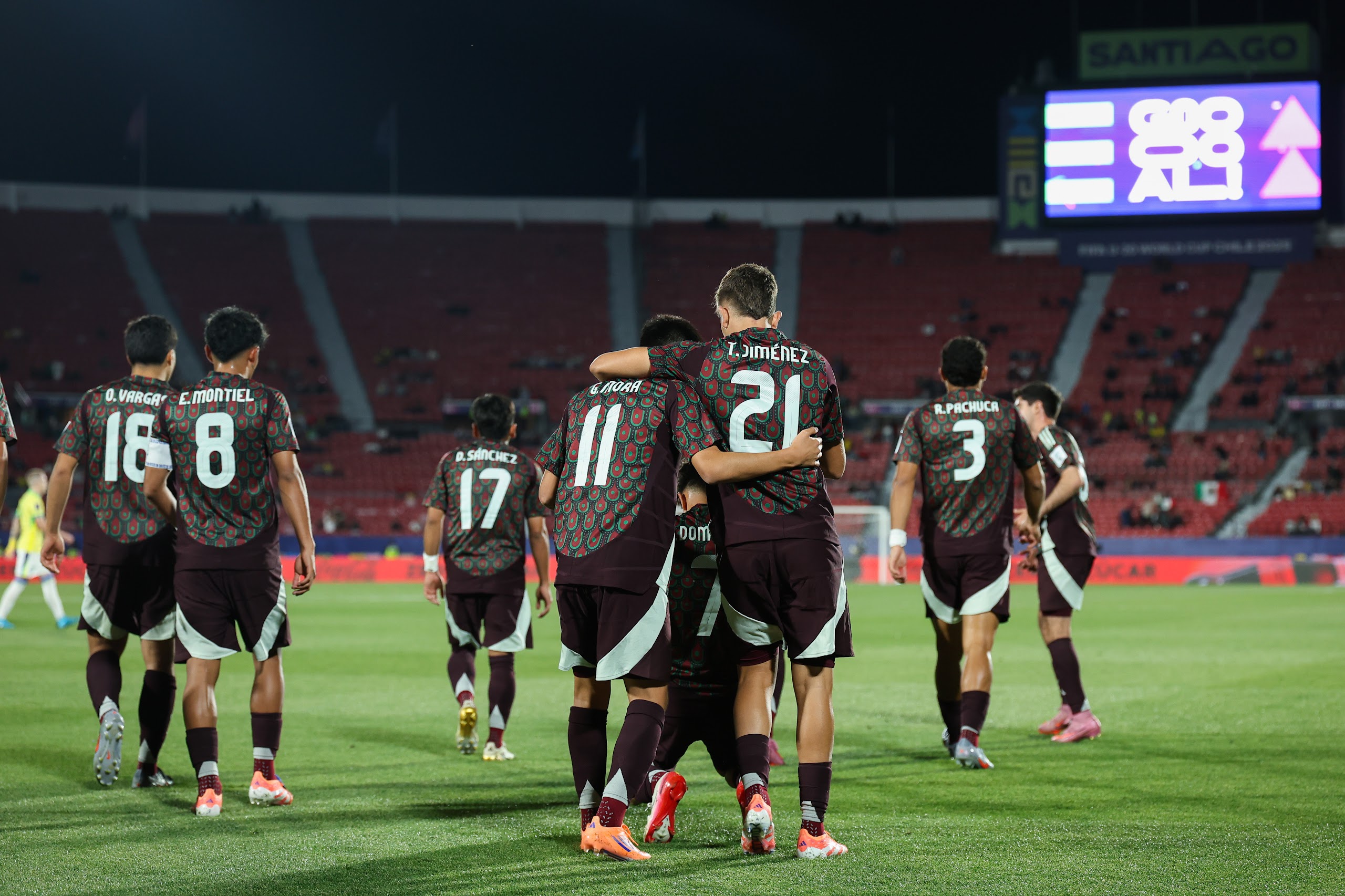México empata 2-2 con Brasil en su debut en el Mundial Sub-20