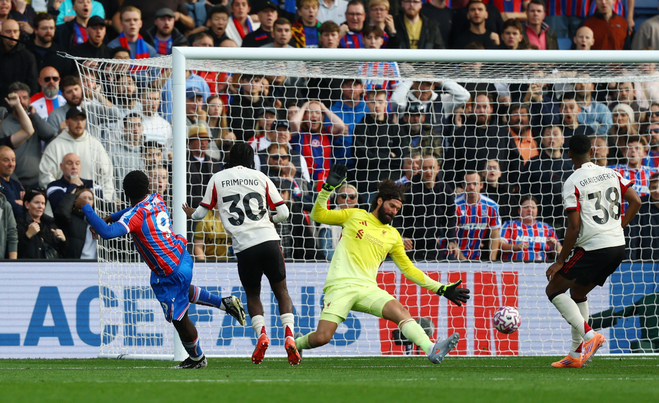 Liverpool cae 2-1 ante Crystal Palace en la Premier League