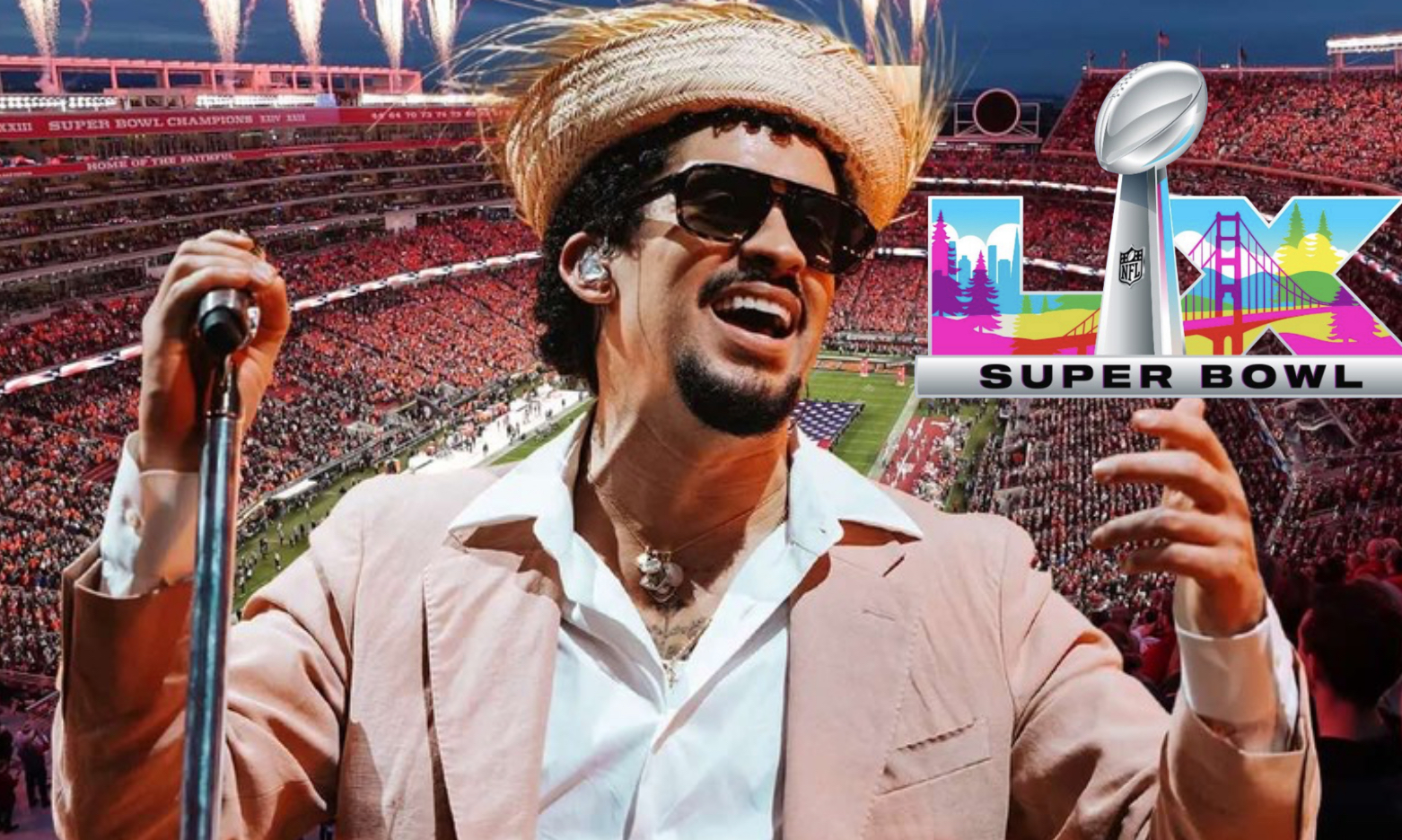 Bad Bunny, confirmado para el espectáculo del medio tiempo en el Super Bowl 2026