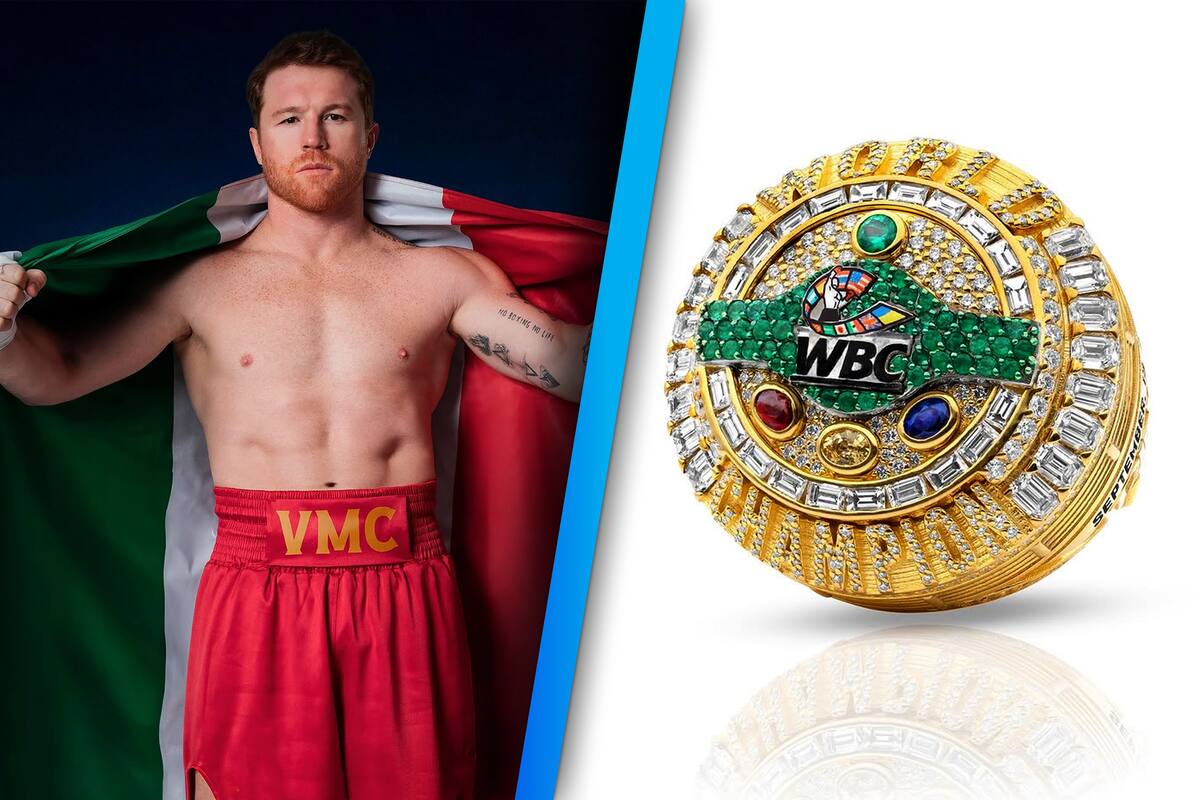 Un Premio al Estilo Super Bowl: Canelo Podría Ganar Este Anillo si Derrota a Crawford 