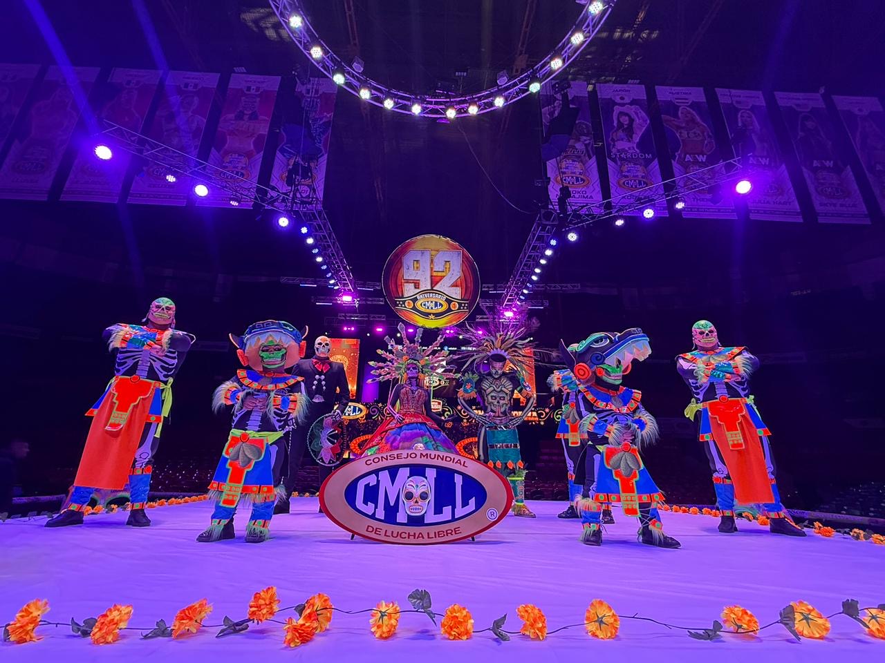 Arrancan los festejos del Día de Muertos en la Arena México
