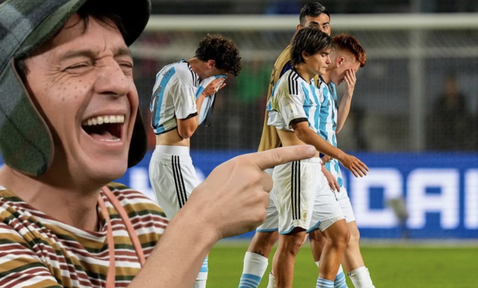 Argentina Sub-20 se burla del rival y las redes se burlan de ellos